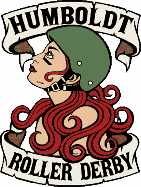Humboldt Roller Derby logo