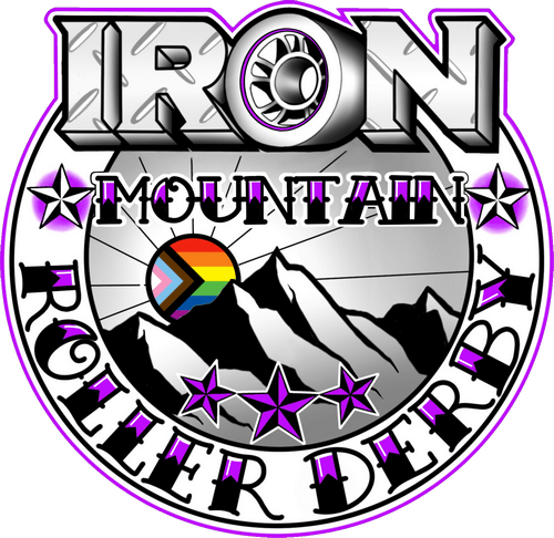 Iron Mountain Roller Derby logo