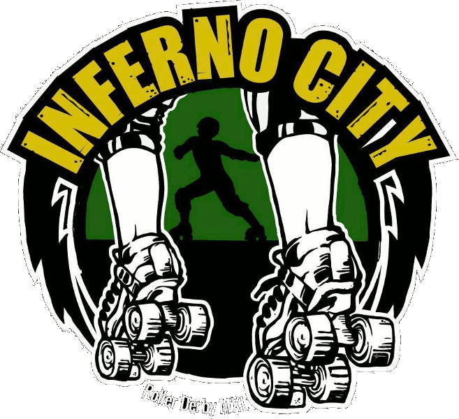 Inferno City Roller Derby logo