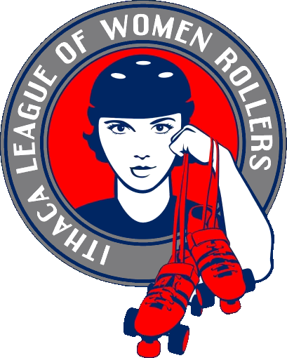 Ithaca League of Women Rollers logo