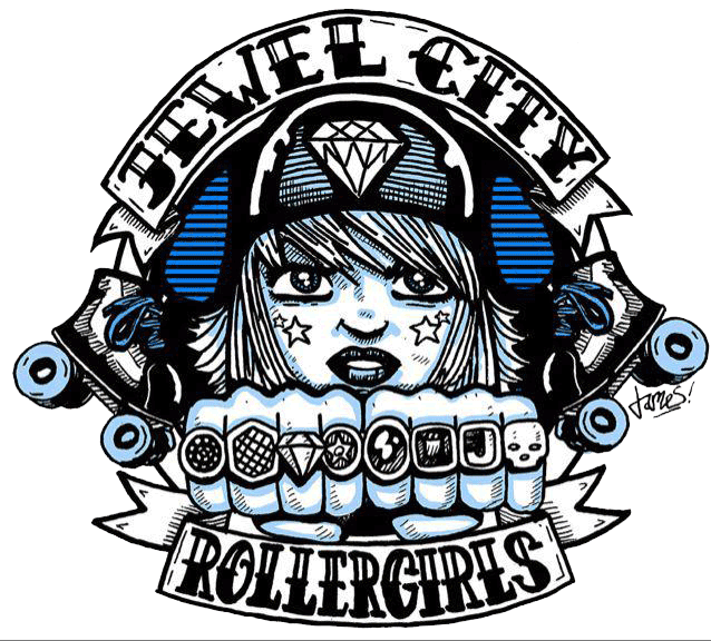 Jewel City Rollergirls logo
