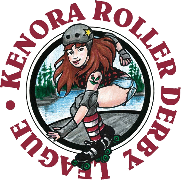 Kenora Roller Derby League logo