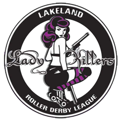 Lakeland Ladykillers Roller Derby logo