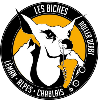 Les Biches Roller Derby logo