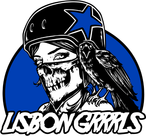 Lisbon Grrrls Roller Derby logo