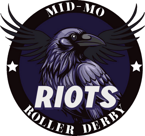 Mid-Mo Roller Derby Riots logo