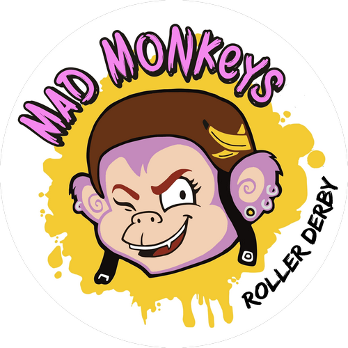 Mad Monkeys Roller Derby logo