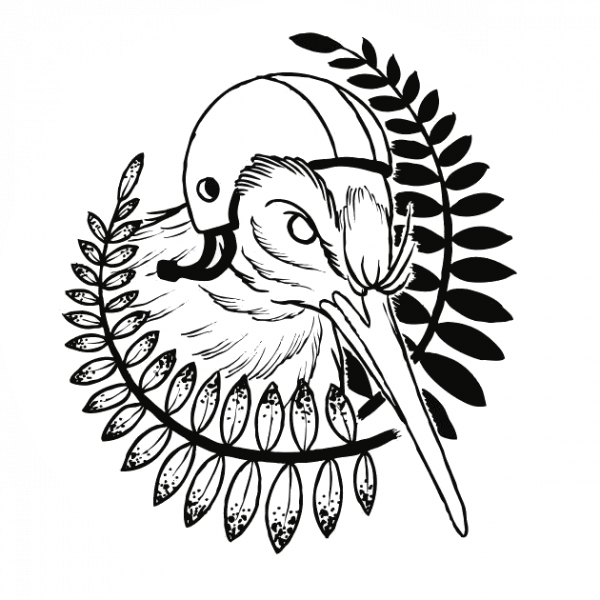 New Zealand Men's Roller Derby logo
