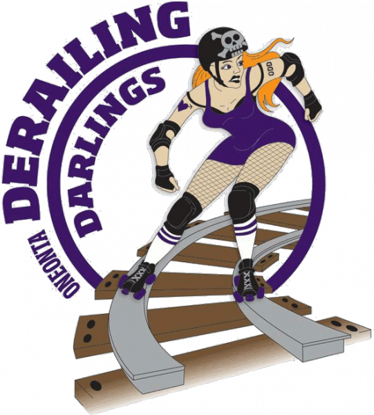 Oneonta Roller Derby logo