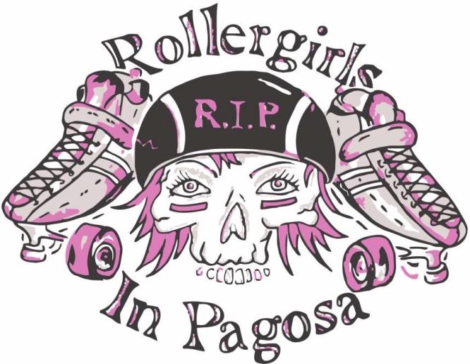 Rollergirls in Pagosa logo