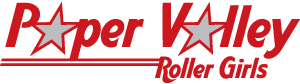 Paper Valley Roller Girls logo