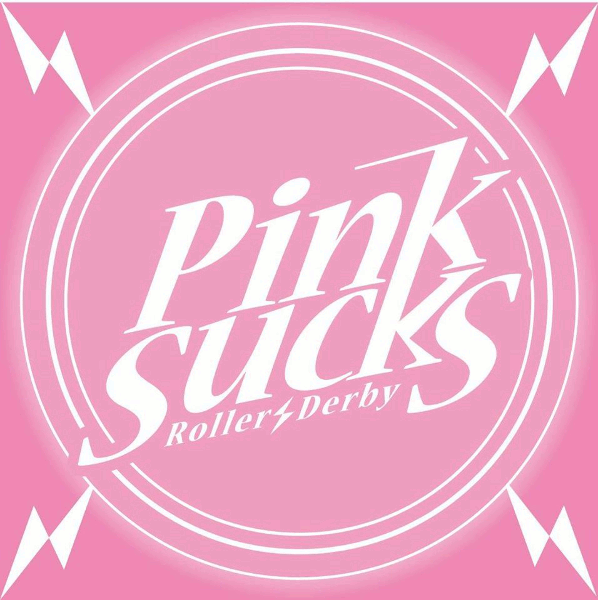 Pink Sucks Roller Derby logo