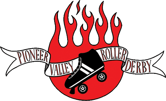 Pioneer Valley Roller Derby logo
