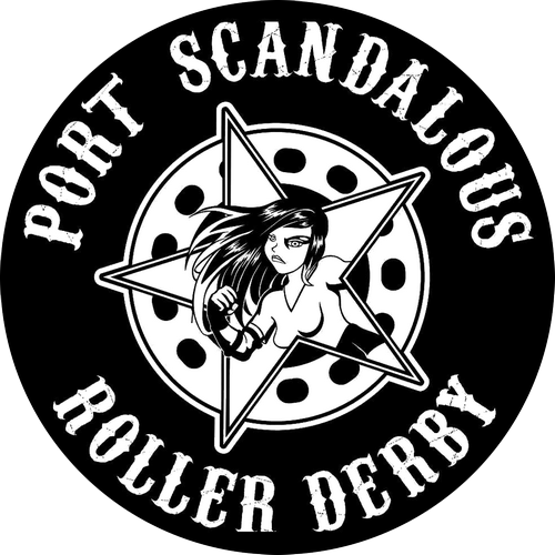 Port Scandalous Roller Derby logo