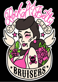 Rock-A-Betty Bruisers logo