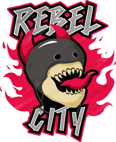 Rebel City Roller Derby logo