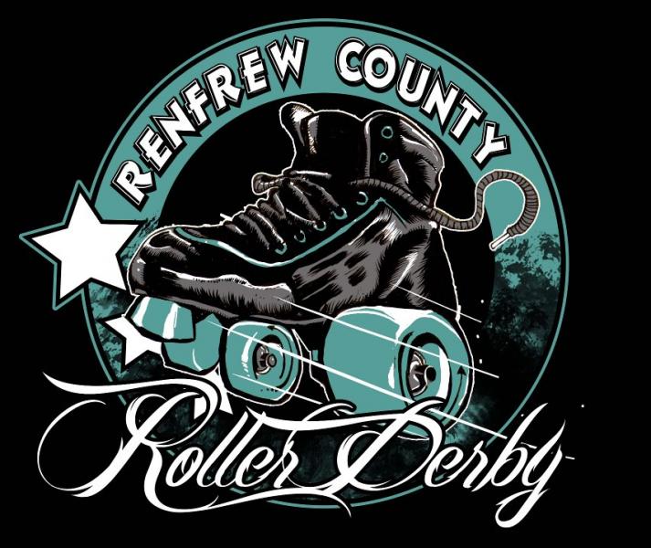 Renfrew County Roller Derby logo