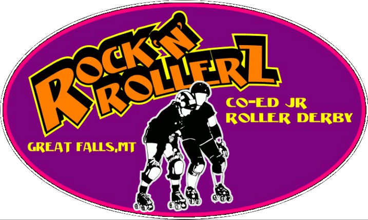 Rock'N Rollerz Co-Ed Jr Roller Derby Team logo