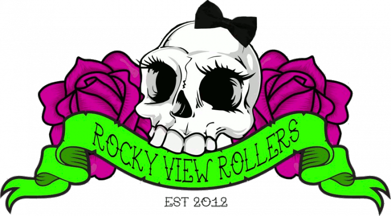 Rocky View Roller Derby Association logo
