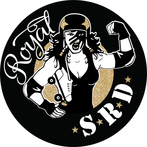 The Royal Swedish Roller Derby logo