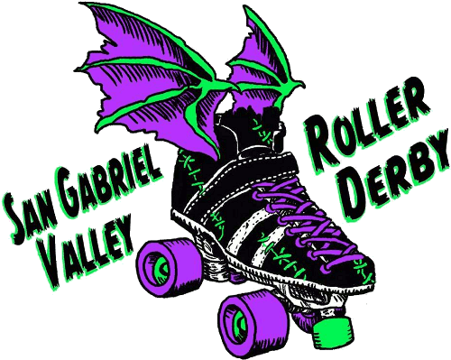 San Gabriel Valley Roller Derby logo