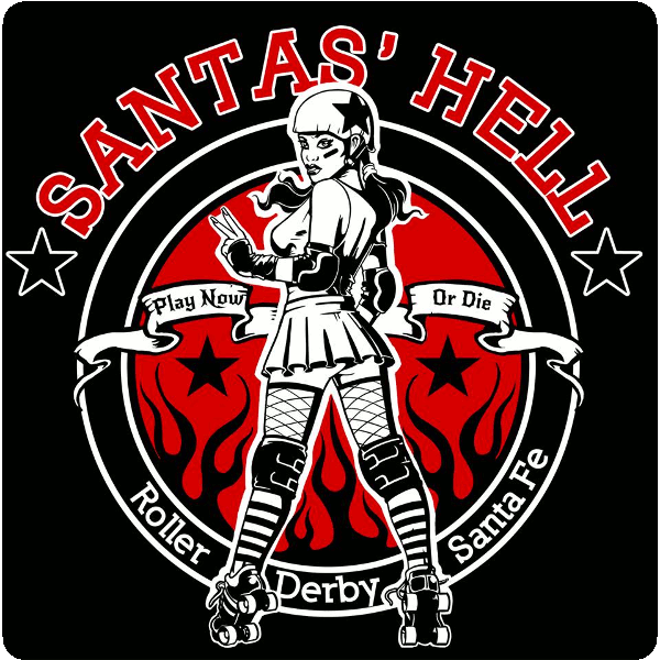 Santa's Hell Roller Derby logo