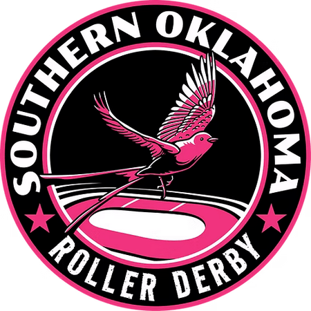 Southern Oklahoma Roller Derby logo