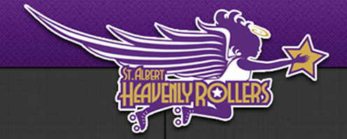 St. Albert Heavenly Rollers Derby logo