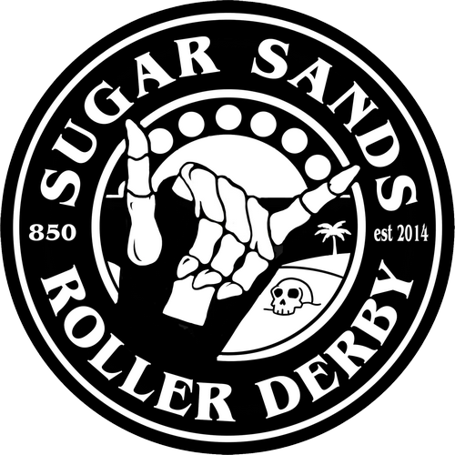 Sugar Sands Roller Derby logo