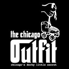 The Chicago Outfit Roller Derby logo