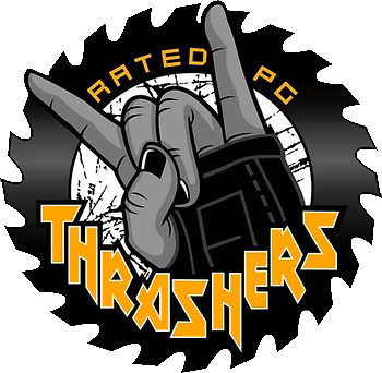 Rated PG Roller Derby logo