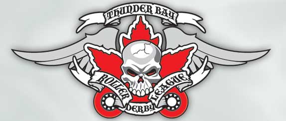 Thunder Bay Roller Derby logo