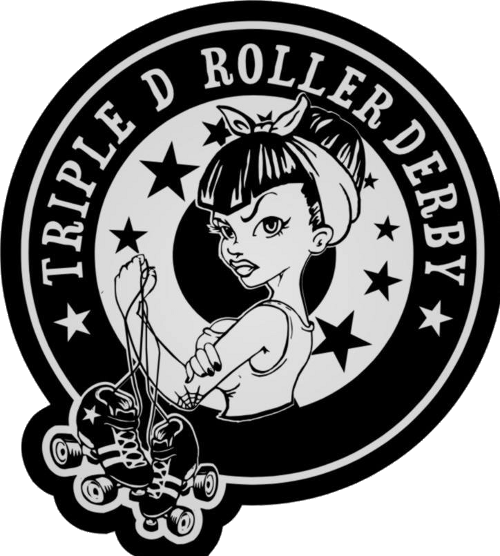 Triple D Roller Derby logo