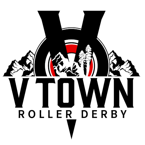 V Town Roller Derby logo