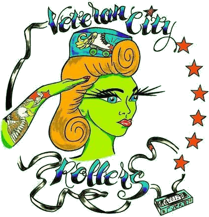 Veteran City Rollers logo