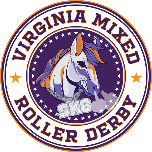 Virginia Mixed Roller Derby logo