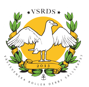 Västsvenska Roller Derby Sällskapet logo