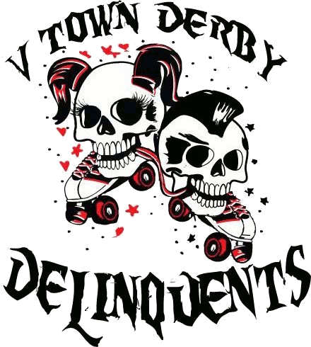 V Town Derby Delinquents logo