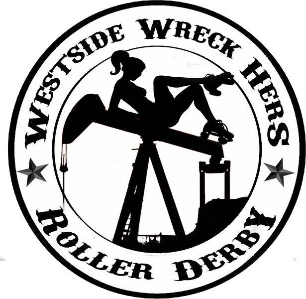 Westside Wreck Hers Roller Derby logo