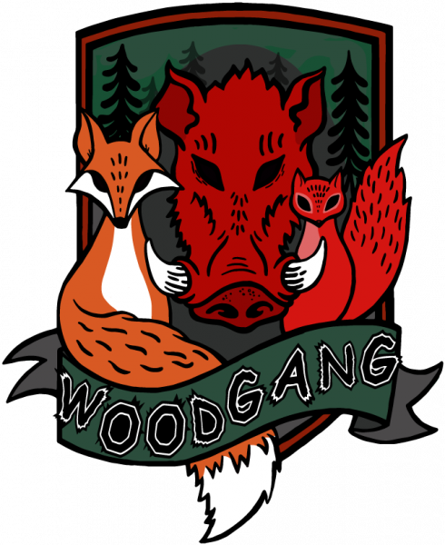 Wood Gang Roller Derby logo