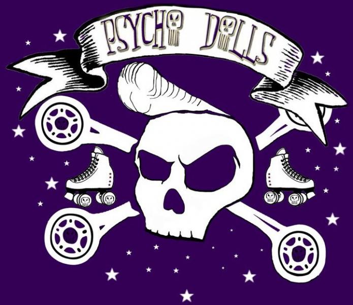 Psycho Dolls Roller Derby logo