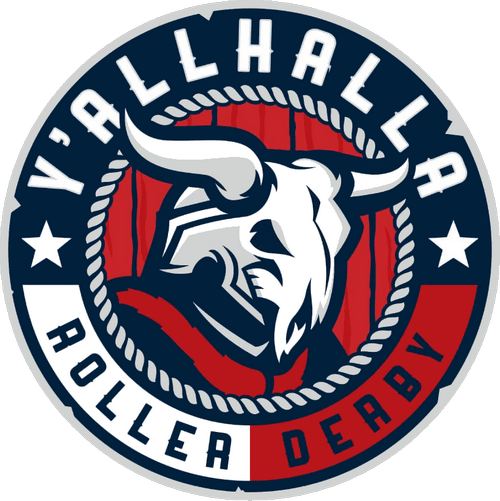 Y'allhalla Roller Derby logo