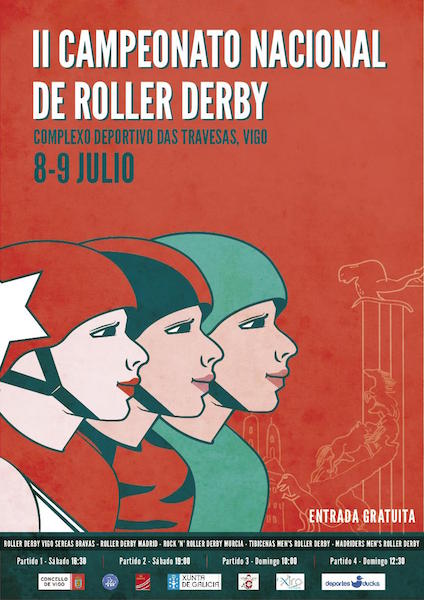 II Campeonato Nacional de Roller Derby logo