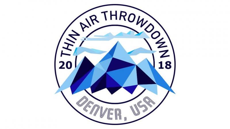 2018 Thin Air Throwdown logo