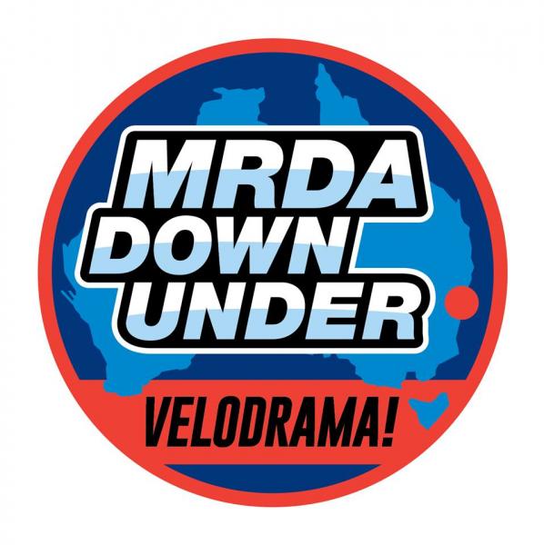 MRDA Down Under "Velodrama" logo
