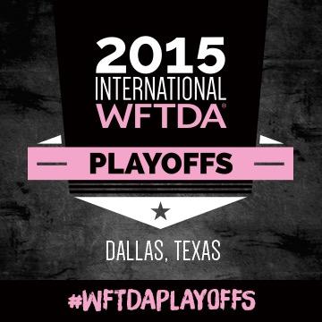 2015 WFTDA Division 1 Playoff 2 logo