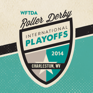 2014 WFTDA Division 1 Playoff #4 logo