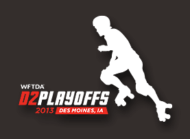 2013 WFTDA Division 2 Playoff #1 logo