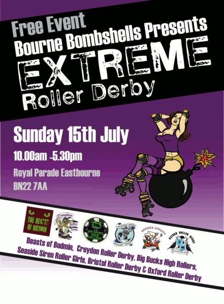 2012 Eastbourne Extreme Roller Derby logo