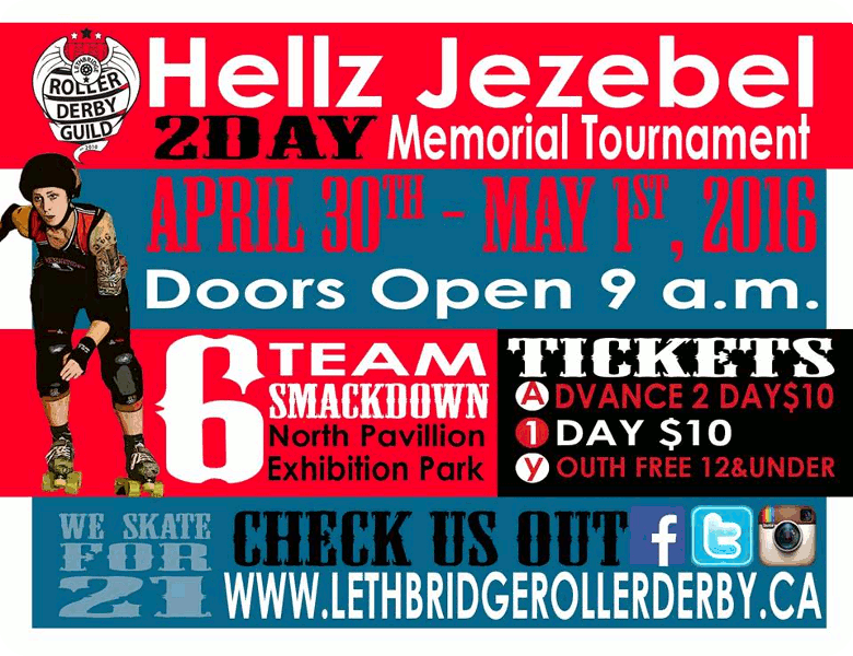 Hellz Jezebel Memorial Tournament 2016 logo